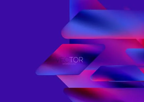 Tech minimal geometric wallpaper. Creative abstract background. Vector Illustrazione stock