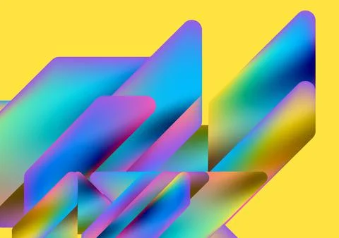Tech minimal geometric wallpaper. Creative abstract background. Vector Stock Illustration