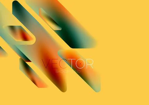Tech minimal geometric wallpaper. Creative abstract background. Vector Stock Illustration