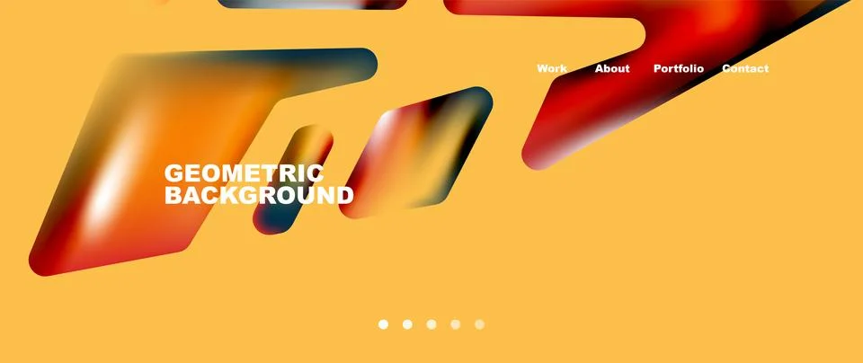 Tech minimal geometric wallpaper. Creative abstract background. Vector Stock Illustration