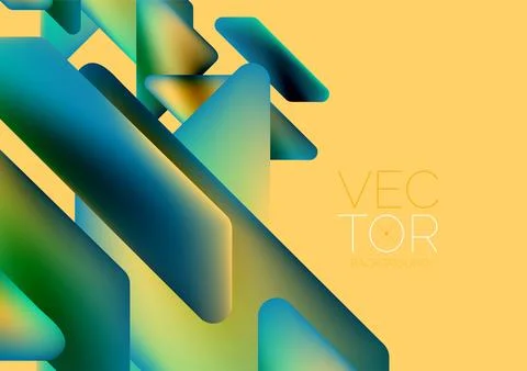 Tech minimal geometric wallpaper. Creative abstract background. Vector 스톡 일러스트