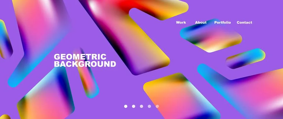 Tech minimal geometric wallpaper. Creative abstract background. Vector Stock Illustration