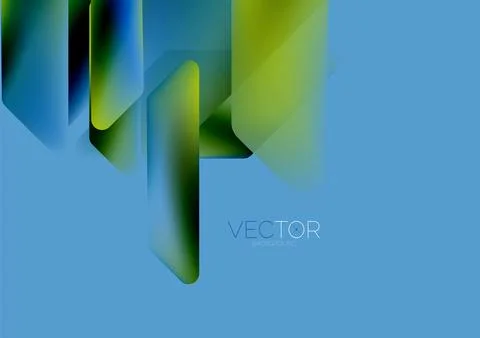 Tech minimal geometric wallpaper. Creative abstract background. Vector Illustrazione stock
