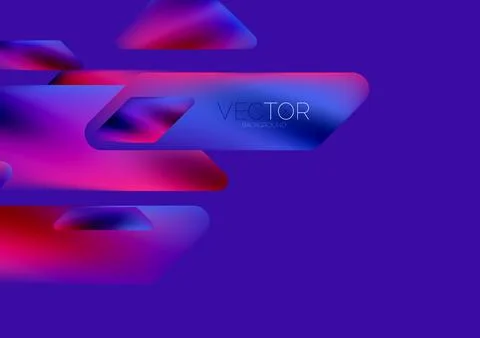 Tech minimal geometric wallpaper. Creative abstract background. Vector Stock Illustration