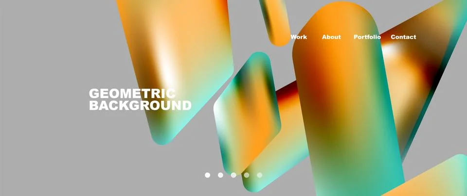 Tech minimal geometric wallpaper. Creative abstract background. Vector 库存插图