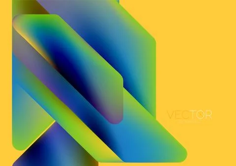 Tech minimal geometric wallpaper. Creative abstract background. Vector Stock Illustration