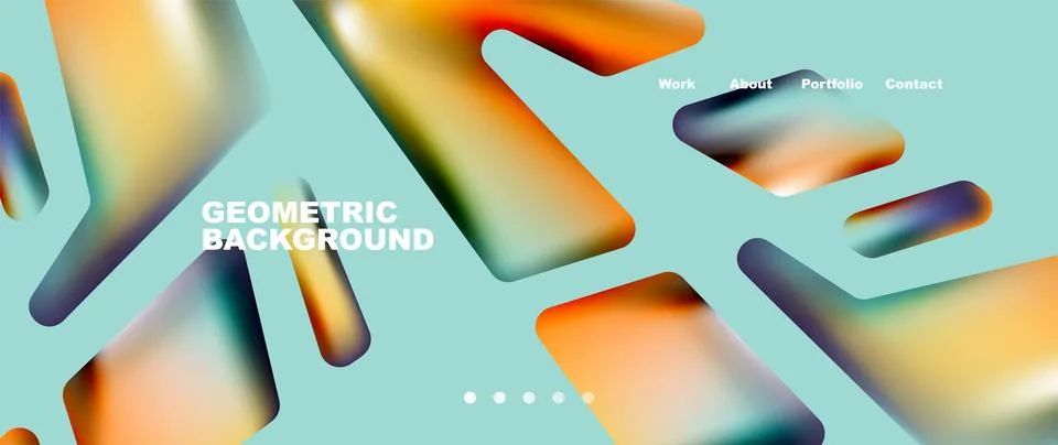 Tech minimal geometric wallpaper. Creative abstract background. Vector Stock Illustration