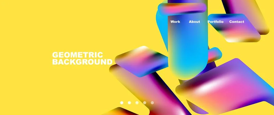 Tech minimal geometric wallpaper. Creative abstract background. Vector Stock Illustration