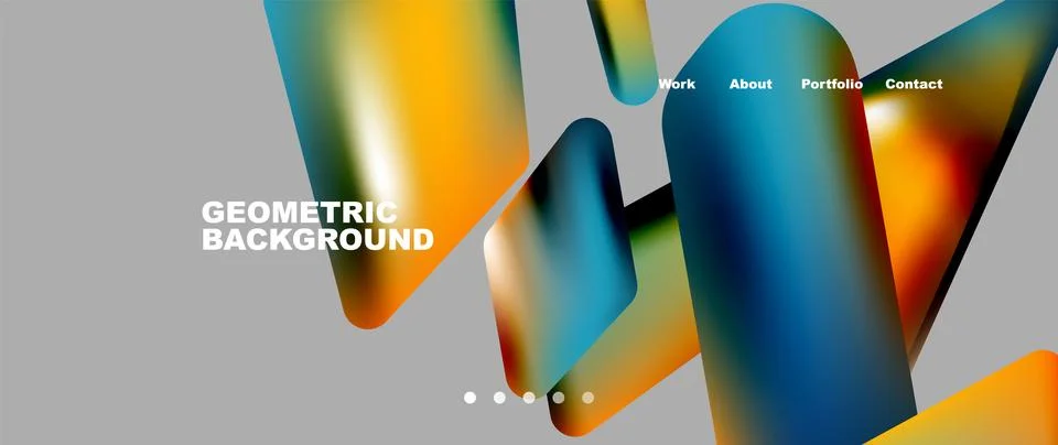 Tech minimal geometric wallpaper. Creative abstract background. Vector イラスト素材