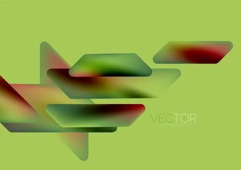 Tech minimal geometric wallpaper. Creative abstract background. Vector Illustrazione stock
