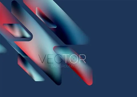 Tech minimal geometric wallpaper. Creative abstract background. Vector Stock Illustration