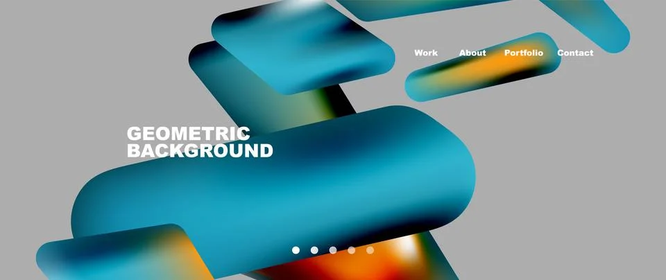 Tech minimal geometric wallpaper. Creative abstract background. Vector Stock Illustration