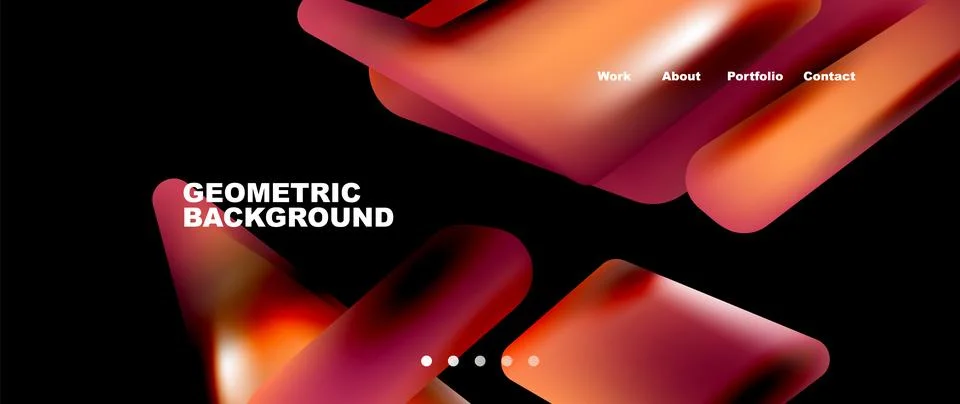 Tech minimal geometric wallpaper. Creative abstract background. Vector Stock Illustration