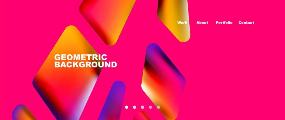 Tech minimal geometric wallpaper. Creative abstract background. Vector Stock Illustration