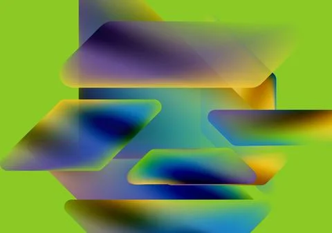 Tech minimal geometric wallpaper. Creative abstract background. Vector Illustrazione stock
