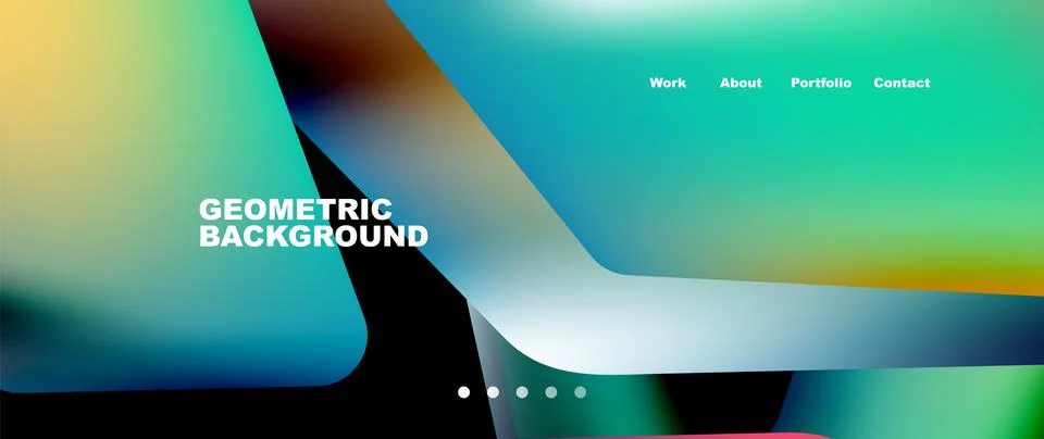 Tech minimal geometric wallpaper. Creative abstract background. Vector Stock Illustration