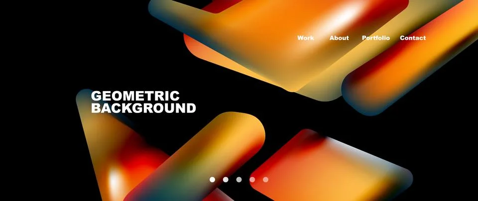 Tech minimal geometric wallpaper. Creative abstract background. Vector Stock Illustration