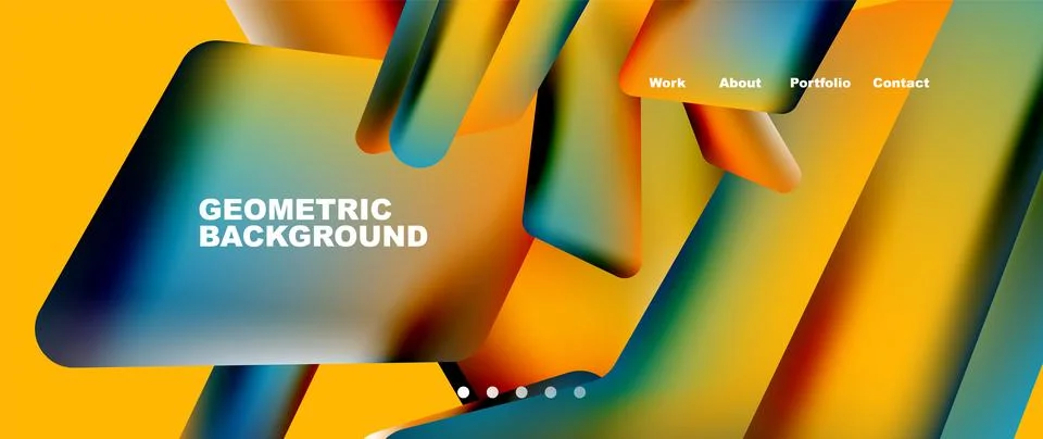 Tech minimal geometric wallpaper. Creative abstract background. Vector Illustrazione stock