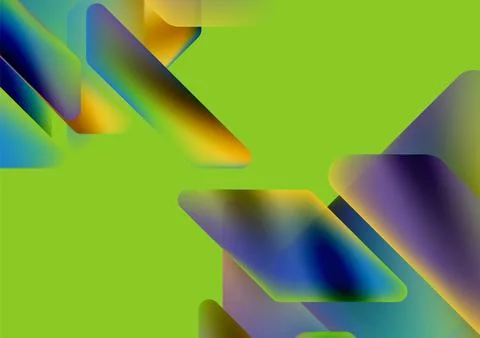 Tech minimal geometric wallpaper. Creative abstract background. Vector Stock Illustration