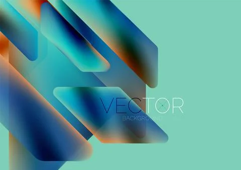 Tech minimal geometric wallpaper. Creative abstract background. Vector Illustrazione stock