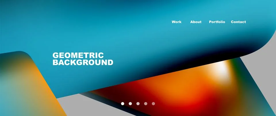 Tech minimal geometric wallpaper. Creative abstract background. Vector Stock Illustration