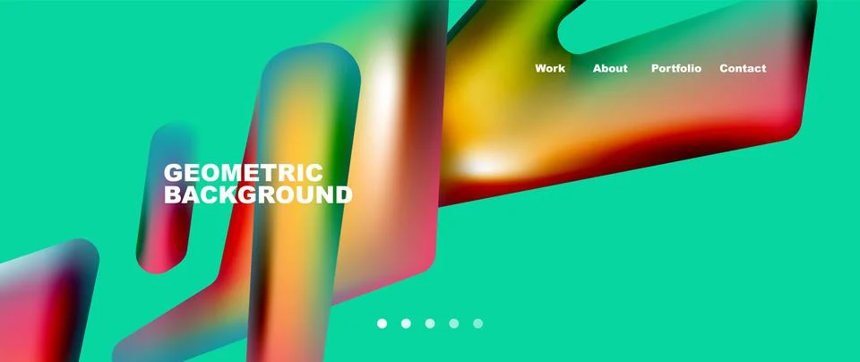Tech minimal geometric wallpaper. Creative abstract background. Vector Stock Illustration