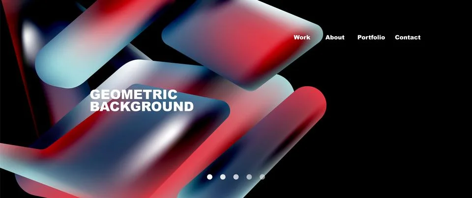 Tech minimal geometric wallpaper. Creative abstract background. Vector Stock Illustration