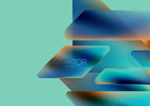 Tech minimal geometric wallpaper. Creative abstract background. Vector 스톡 일러스트