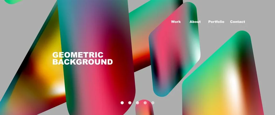 Tech minimal geometric wallpaper. Creative abstract background. Vector Illustrazione stock