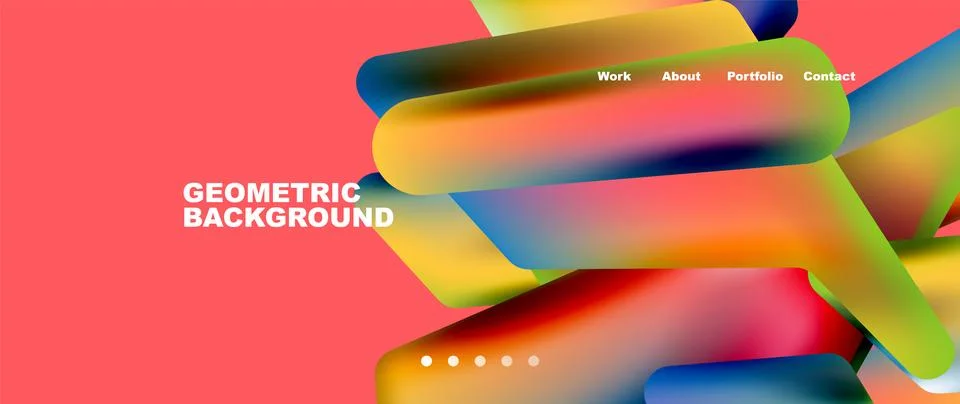 Tech minimal geometric wallpaper. Creative abstract background. Vector Stock Illustration