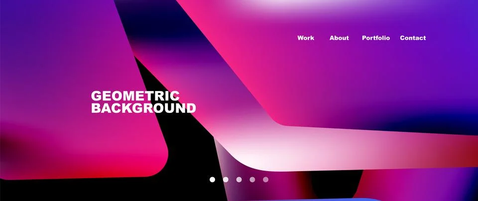 Tech minimal geometric wallpaper. Creative abstract background. Vector Illustrazione stock