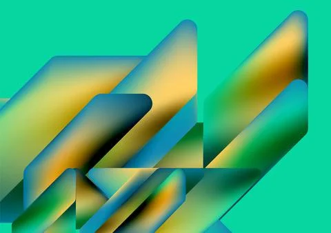 Tech minimal geometric wallpaper. Creative abstract background. Vector Illustrazione stock