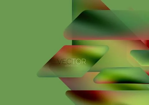 Tech minimal geometric wallpaper. Creative abstract background. Vector Illustrazione stock