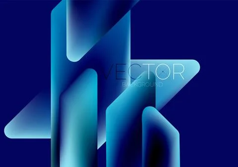 Tech minimal geometric wallpaper. Creative abstract background. Vector Stockillustratie