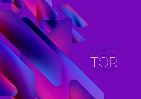 Tech minimal geometric wallpaper. Creative abstract background. Vector Stock Illustration