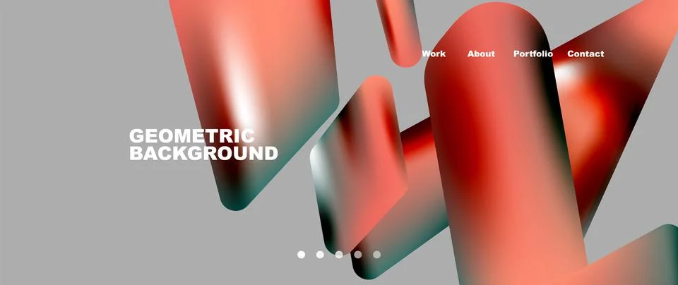 Tech minimal geometric wallpaper. Creative abstract background. Vector Illustrazione stock