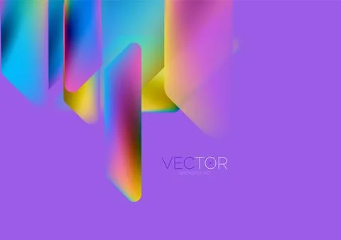 Tech minimal geometric wallpaper. Creative abstract background. Vector Stock Illustration