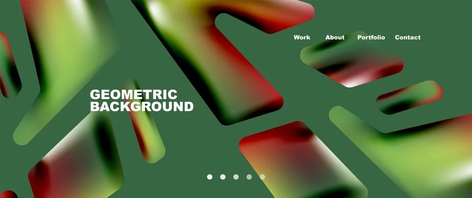 Tech minimal geometric wallpaper. Creative abstract background. Vector Illustrazione stock