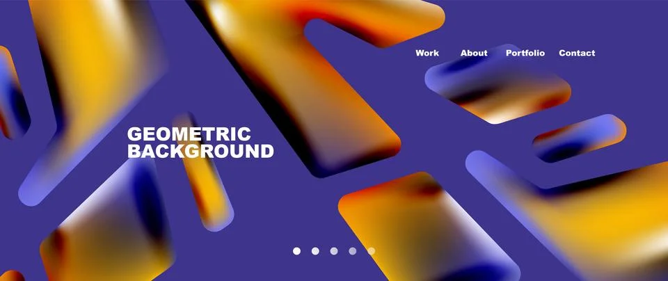 Tech minimal geometric wallpaper. Creative abstract background. Vector Illustrazione stock