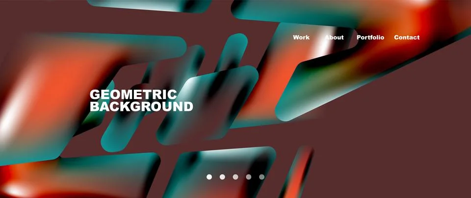 Tech minimal geometric wallpaper. Creative abstract background. Vector Stock Illustration