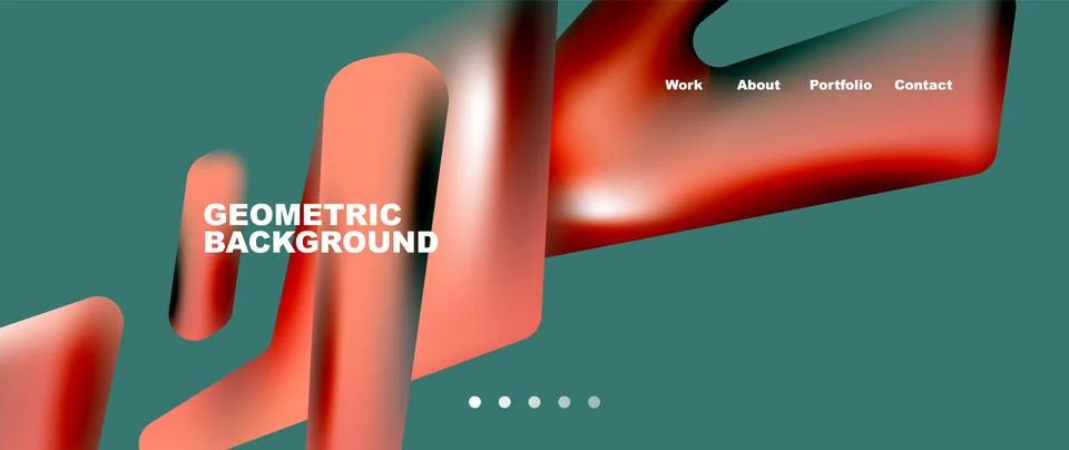 Tech minimal geometric wallpaper. Creative abstract background. Vector 스톡 일러스트