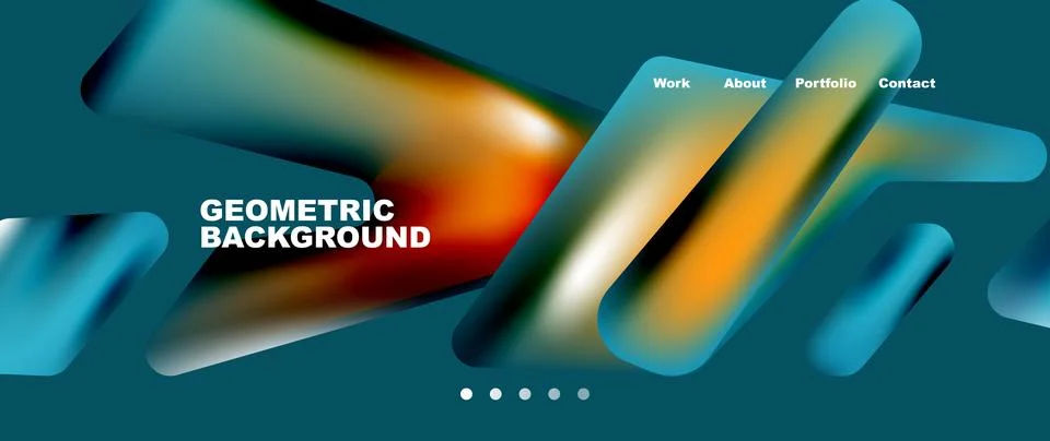 Tech minimal geometric wallpaper. Creative abstract background. Vector 스톡 일러스트