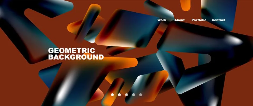 Tech minimal geometric wallpaper. Creative abstract background. Vector 스톡 일러스트