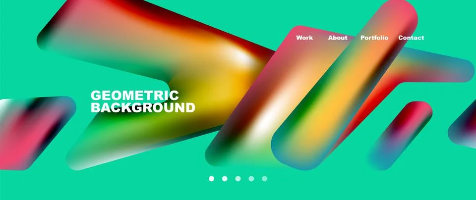 Tech minimal geometric wallpaper. Creative abstract background. Vector Stock Illustration