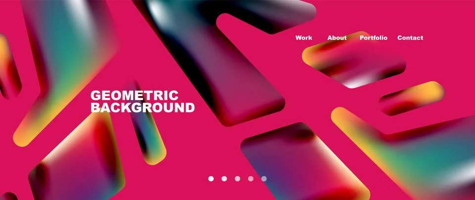 Tech minimal geometric wallpaper. Creative abstract background. Vector 스톡 일러스트