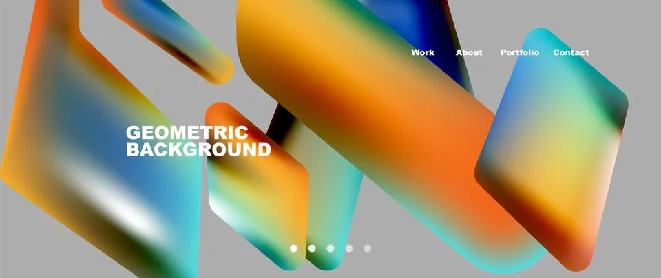 Tech minimal geometric wallpaper. Creative abstract background. Vector Stock Illustration