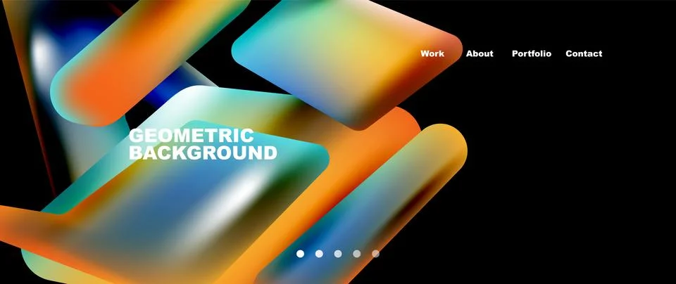 Tech minimal geometric wallpaper. Creative abstract background. Vector Stock Illustration