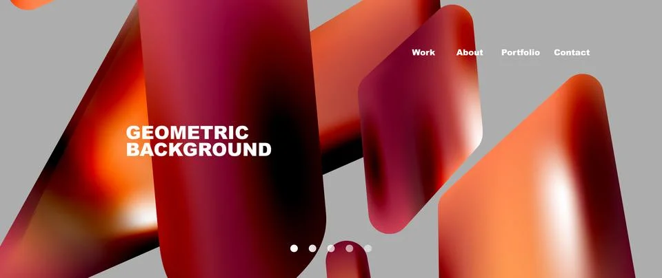 Tech minimal geometric wallpaper. Creative abstract background. Vector Illustrazione stock
