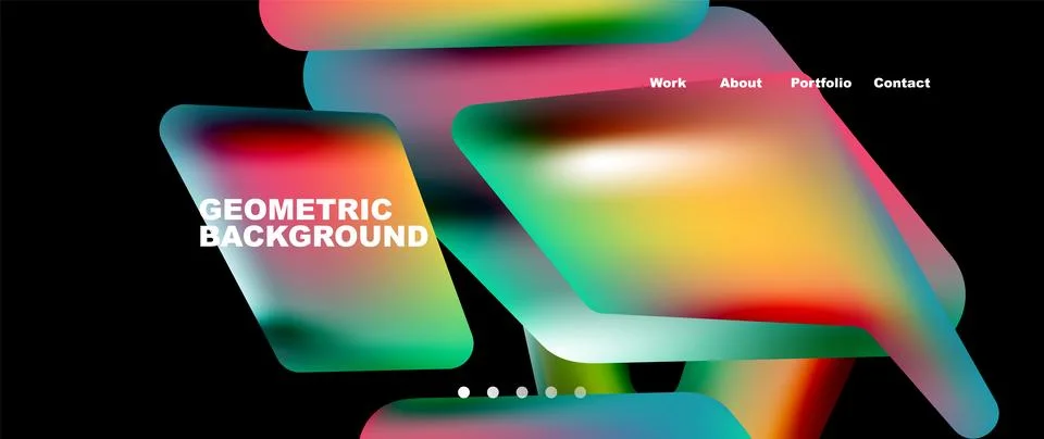 Tech minimal geometric wallpaper. Creative abstract background. Vector 스톡 일러스트