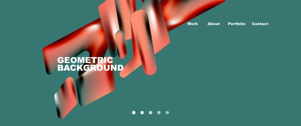 Tech minimal geometric wallpaper. Creative abstract background. Vector Stock Illustration